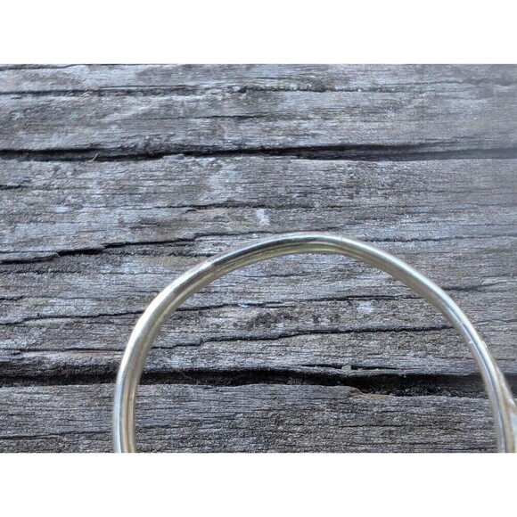 Vintage Flower Glass Ring, Size 10 1/2 Ring - Picture 4 of 10